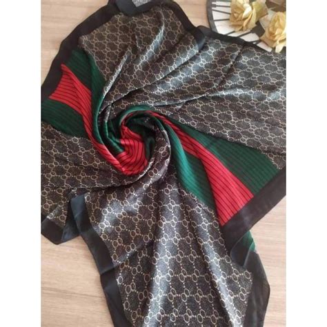 gucci shal|Gucci silk neck handbags.